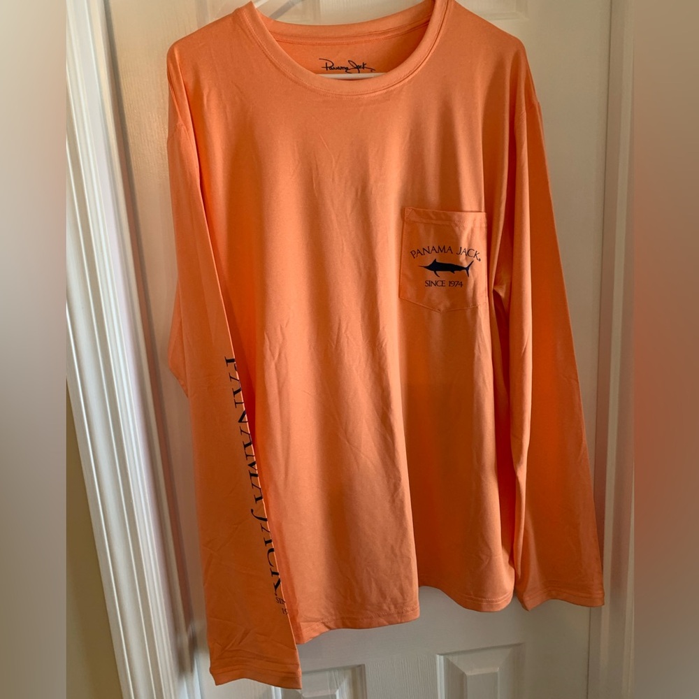 Orange Panama Jack long sleeve shirt